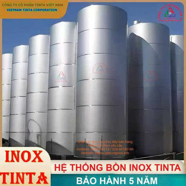 Stainless steel tank system