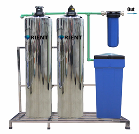 Stainless steel 2-column water filtration system