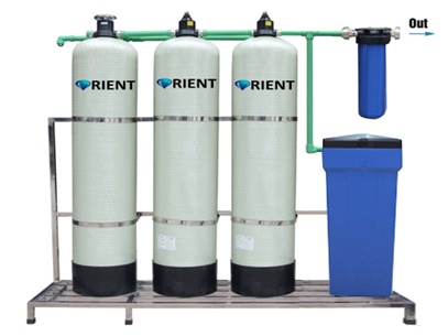 Composite 3-column water filtration system