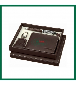 Leather gift set