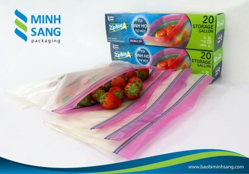 Biodegradable Double Zipper