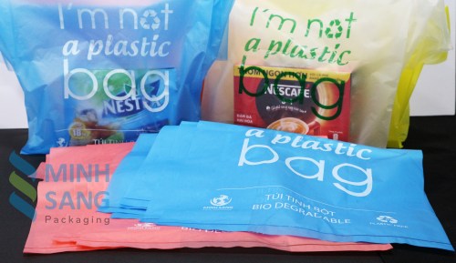 Biodegradable bags made from starch