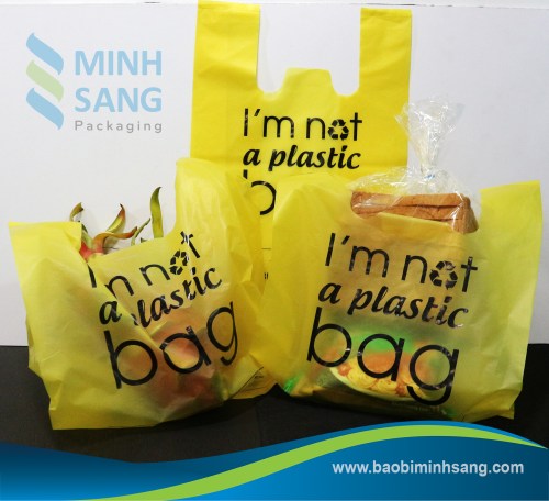 Biodegradable bags made from starch