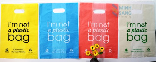 Biodegradable bags made from starch