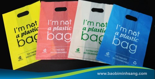 Biodegradable bags made from starch