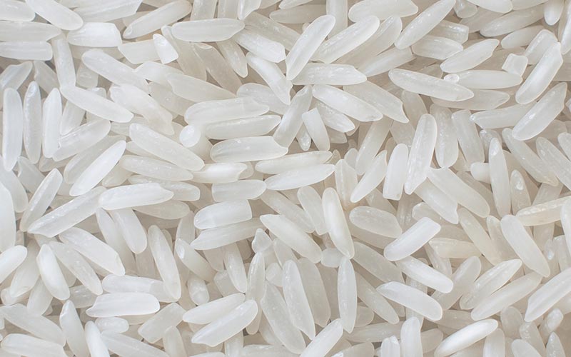 White long grain rice