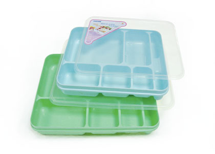 Square rice tray