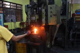 Metal hot forging