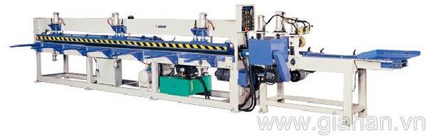 Automatic finger jointing shaper and press assembler line