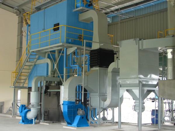 Fluidized bed boiler