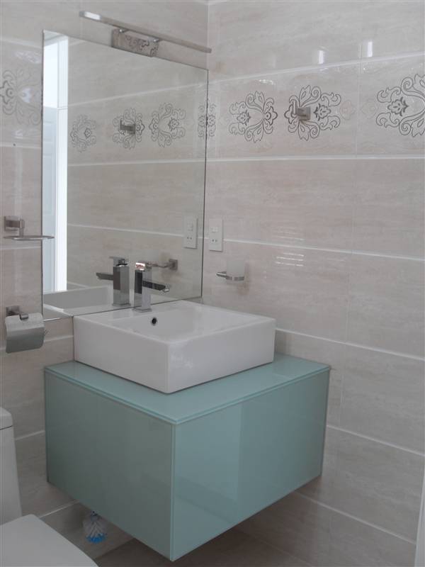 Glass bathroom