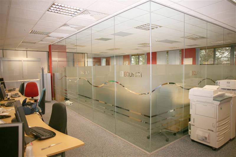 Glass facade