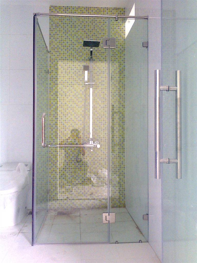 Glass bathroom