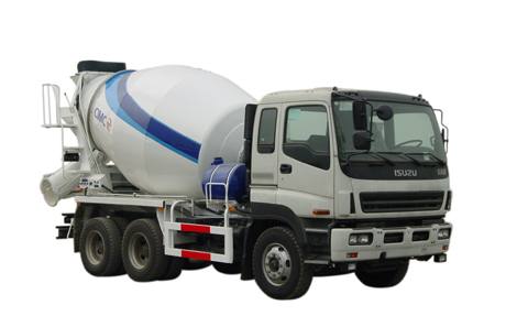 Concrete mixing truck