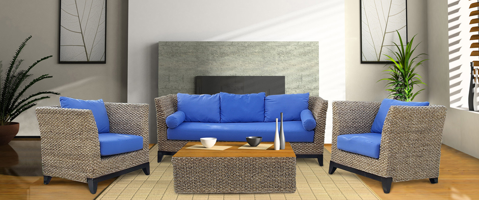 Handcrafted sofa set