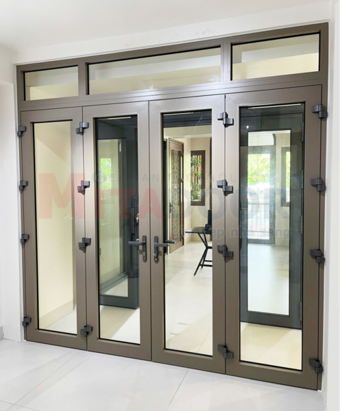 Aluminum glass doors