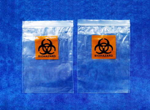 Zipper bag with print
