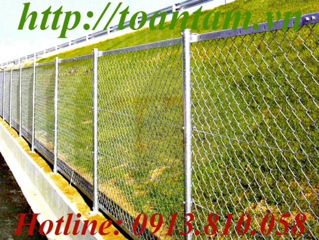 Chain link fence