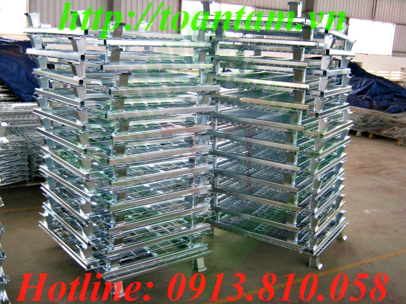 Welded steel mesh pallet