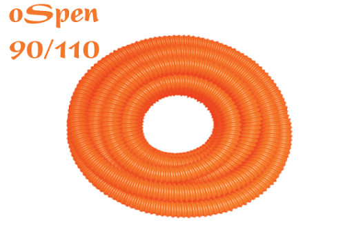HDPE Ospen 90-110 twisted plastic tubes