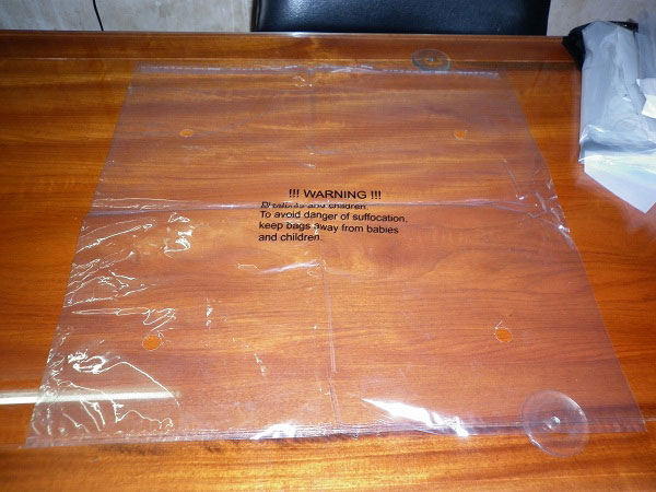 Garment packaging printing