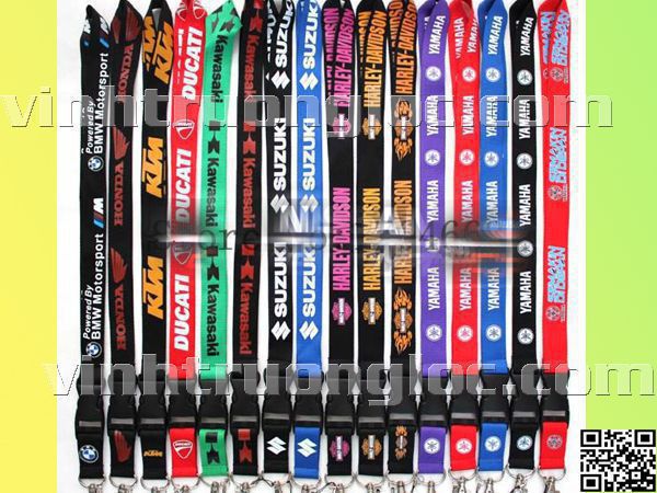 Car brand name printed card strap