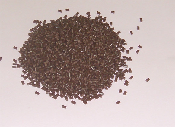 HDPE brown pellets