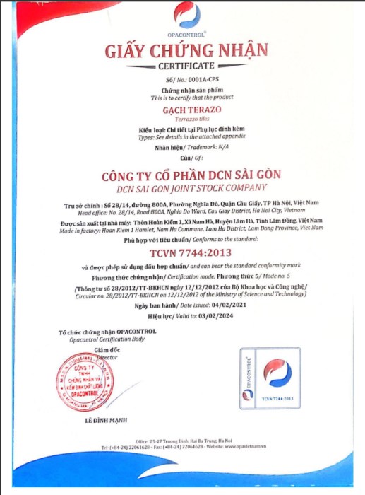 Certification