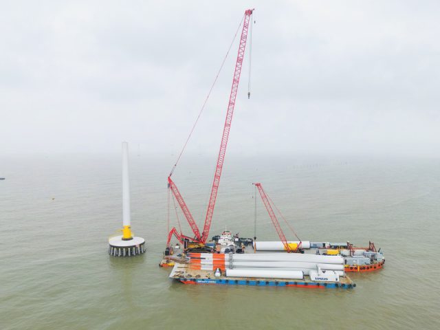Wind power installation