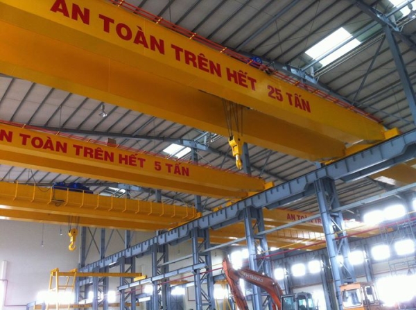 Double girder overhead crane