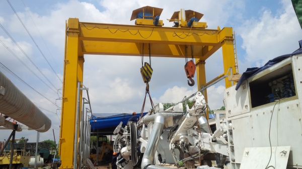Double girder gantry crane