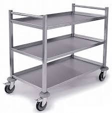Stainless steel trolley