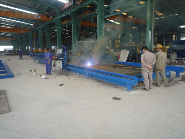 Handing over the cutter in Hanoi