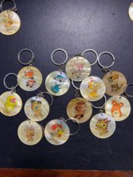 Keychains with 12 zodiac animals