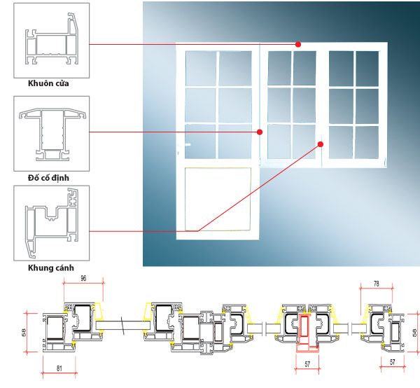 Steel core plastic door