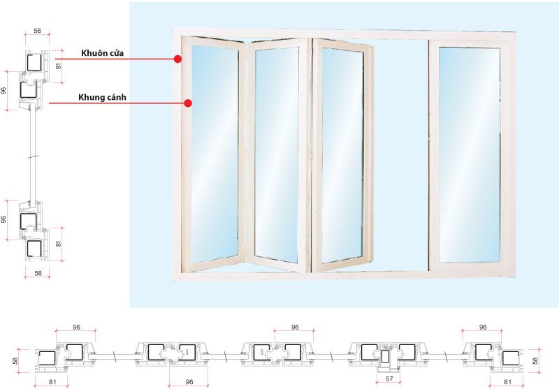 Steel core plastic door
