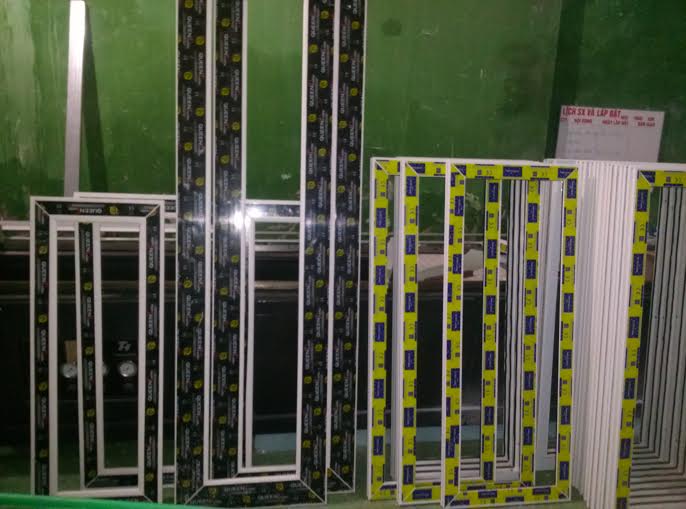 Steel core plastic door