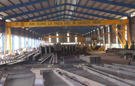 Aluminum powder storage area
