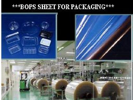 BOPS Plastic film