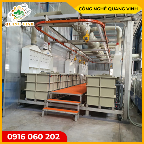 Annual chromate plating line