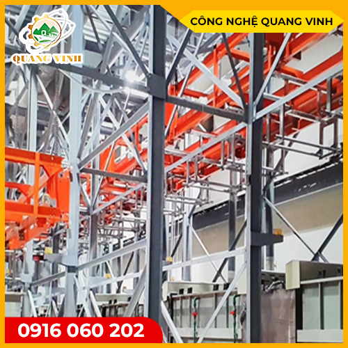 Automatic chromate plating line