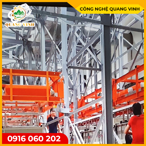 Automatic chromate plating line