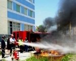 Fire fighting machine