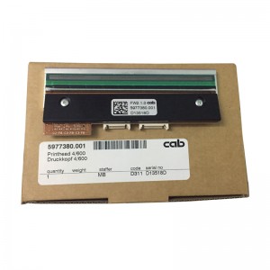 Cab mach barcode printhead