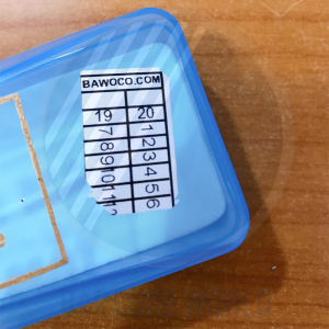 Destructible label paper