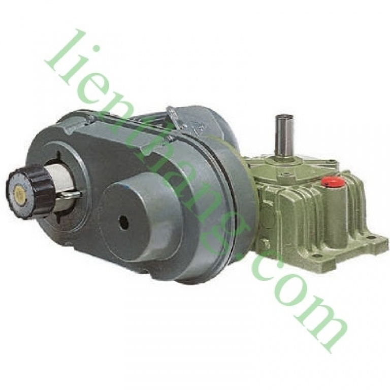 Gearbox with speed control pulley