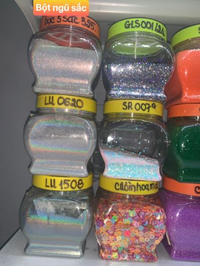 Premium five-color powder
