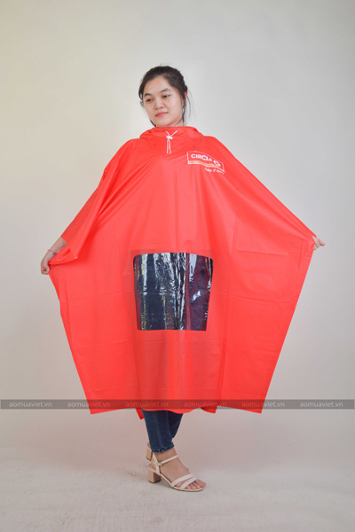 Circle K A-shaped raincoat