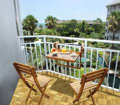 Balcony table set