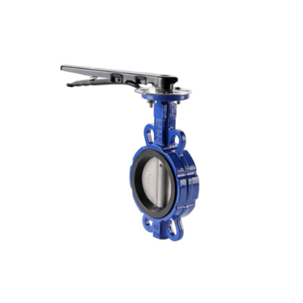 Lever butterfly valve